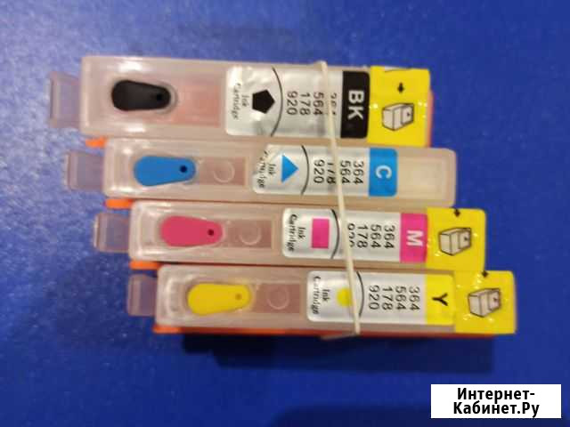 Картриджи перезаправляемые HP-178 новые Красногорск - изображение 1