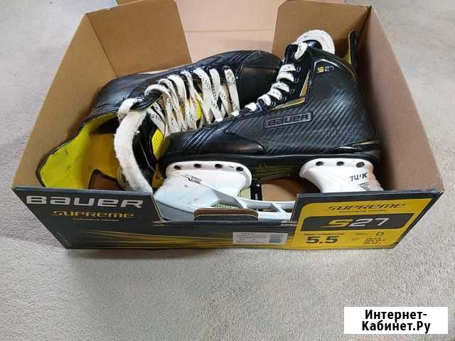 Коньки полупрофессиональные Bauer 39 размер Чита - изображение 1
