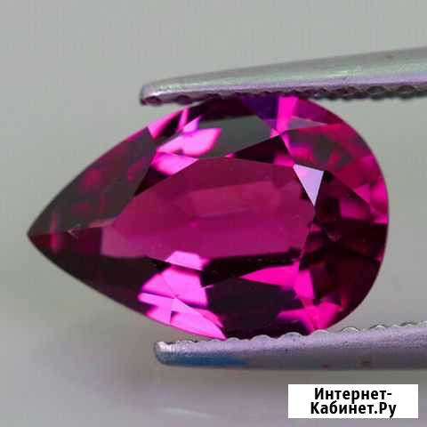 Гранат натуральный 2,37Ct 10х7мм VVS Pear Химки - изображение 1