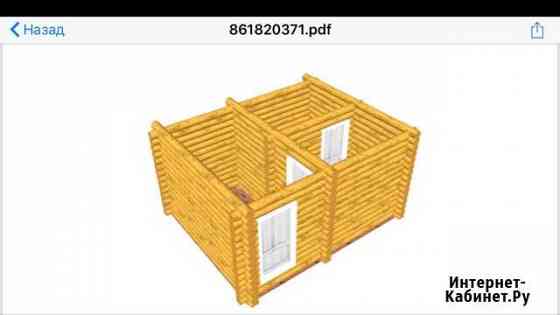 Сруб для бани 3,5х4,5 д 200 Архангельск