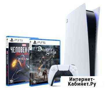 Sony PlayStation 5 сдисководом + игры «Marvel’s Че Оренбург