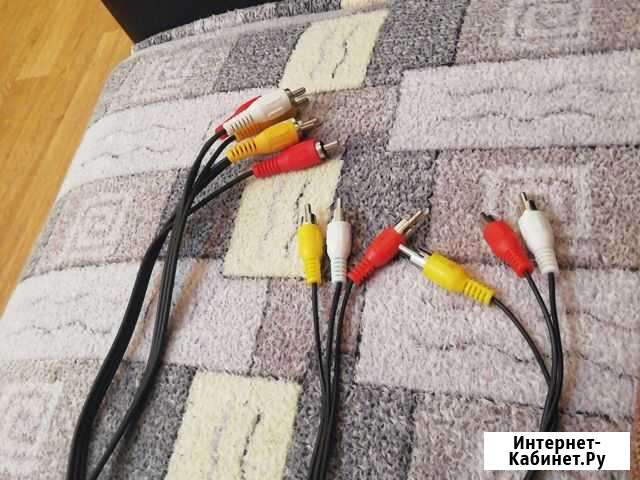 Кабель RCA - Jack 3.5 (Тюльпаны) Ленинск-Кузнецкий - изображение 1