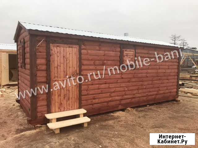 Готовая баня 6 на 2,25 метров Выборг - изображение 1