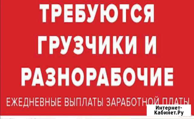 Грузчики, рабочие ежедневная оплата. объгэс Новосибирск - изображение 1