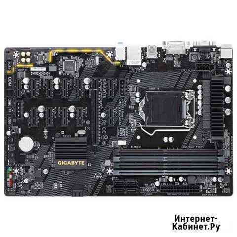 Мат. плата на 12 карт gigabyte b250 fintech Новозыбков