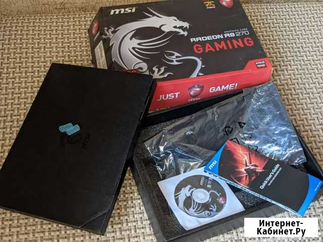 Коробка от видеокарты MSI R9 270 Рязань - изображение 1