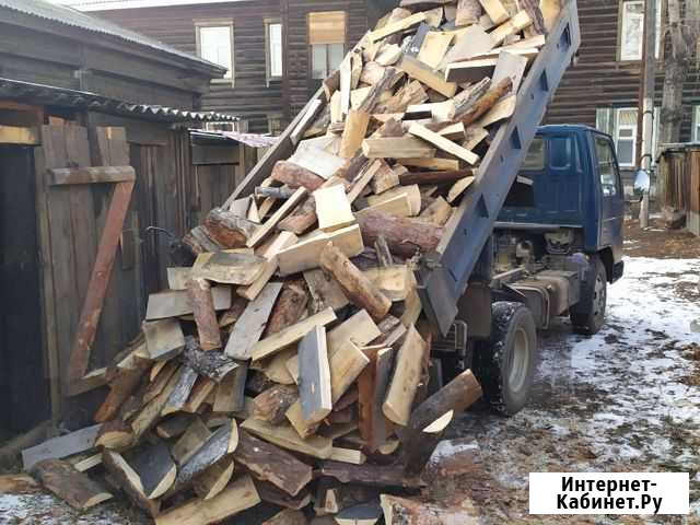 Дрова Горбыль сухой, пиленный Улан-Удэ - изображение 1