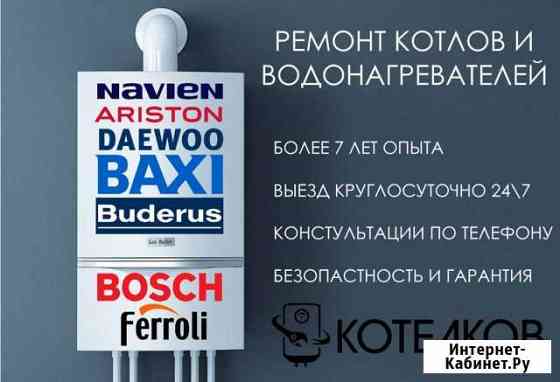 Ремонт и промывка газовых котлов, водонагревателей Геленджик