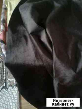 Ткань мебельная цвет коричневый плюш Калининград