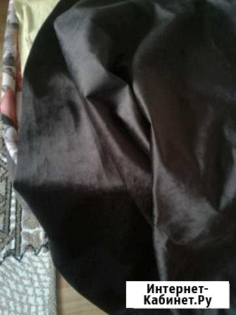 Ткань мебельная цвет коричневый плюш Калининград - изображение 1