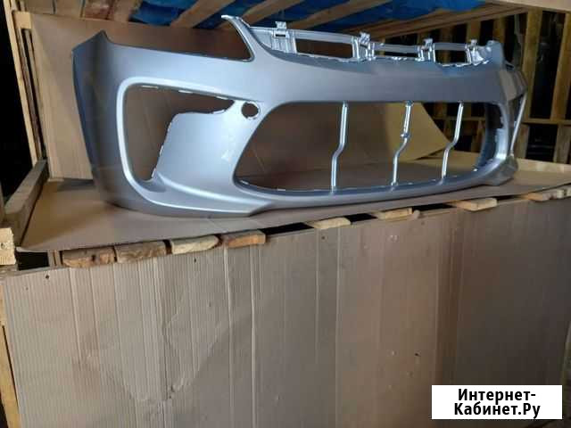 Бампер передний Киа Рио 2017-2020. Серебро Ставрополь - изображение 1