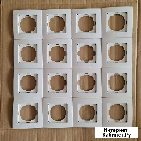 Рамка nilson одноместная белая Touran naturel Саратов - изображение 1