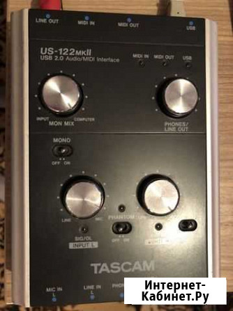 USB Звуковая карта Tascam us-122mkII Москва - изображение 1