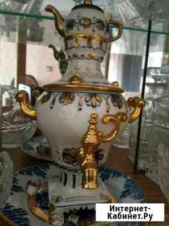 Самовар Фарфор Гжель Тула