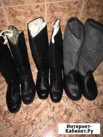 Сапоги хромовые,яловые, фетровые Калининград