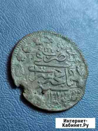 Копейка (2 акче) 1191 г.х 5 год Шахин Гирей Симферополь