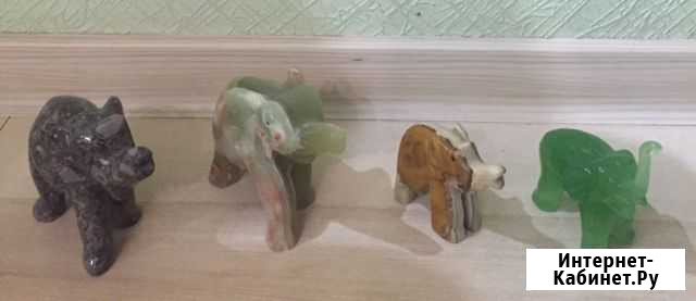 Фигурки слонов 4 шт Красноярск - изображение 1