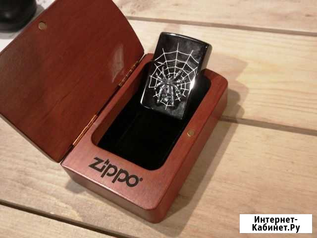 Zippo паук с черепом Сортавала - изображение 1