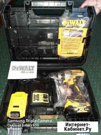 Дрель шуруповерт dewalt + бур для рыбалки Рубцовск