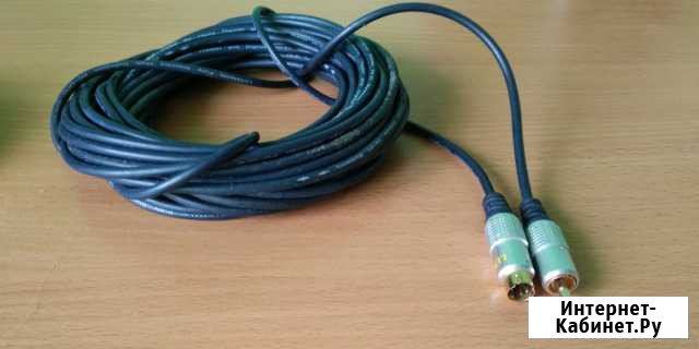 Кабель S-video в RCA(1) Luxmann 10метров Киров - изображение 1