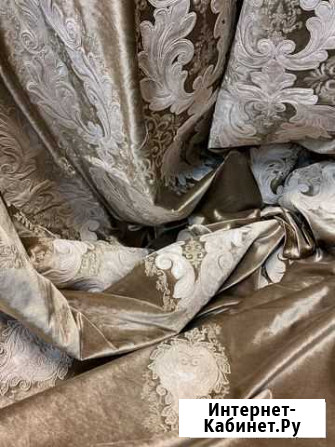 Ткань Бархат с вышивкой Одинцово - изображение 1
