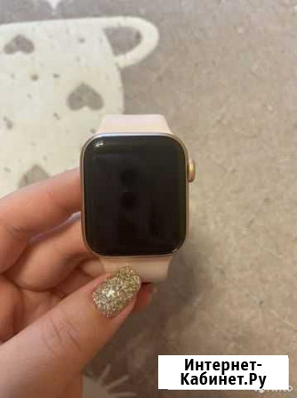 Смарт-часы Apple watch 6 золотые ремешок пудра Шебекино - изображение 1