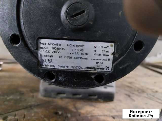 Насосная станция grundfos mq 3 45 Зональная Станция - изображение 1