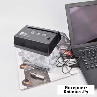 Мини шредер USB c функцией вскрытия конвертов Зеленчукская - изображение 1