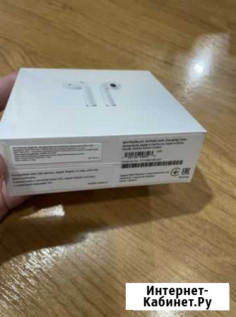 Airpods 2 оригинал рст Нальчик - изображение 1