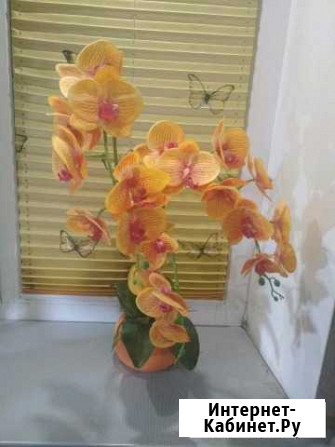 Орхидея (цветы искусственные) Мурманск - изображение 1