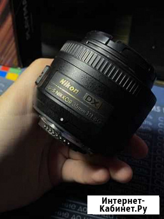 Объектив nikon 35mm f/1.8 Новокузнецк - изображение 1