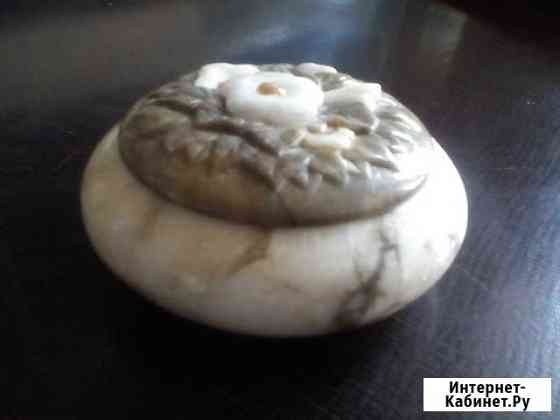 Шкатулка(пудренница),мрамор Волгоград