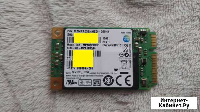 SSD Samsung mSata 32GB Киреевск - изображение 1