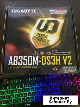 Материнская плата Gigabyte GA-AB350M-DS3H V2 Мурманск - изображение 1