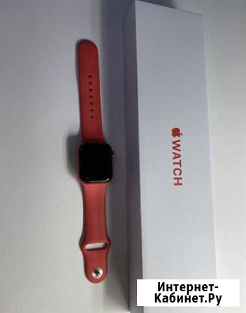 Смарт-часы Apple watch 6 красные Вязники - изображение 1