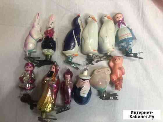 Елочные игрушки СССР подарок Великий Новгород