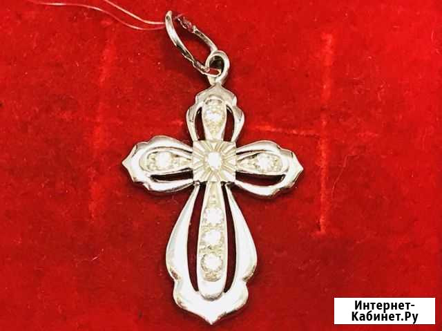 Крест 1,54/585 (бриллианты 0,183Ct) Казань - изображение 1