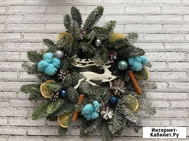 Новогодний венок из нобилиса Псков - изображение 1