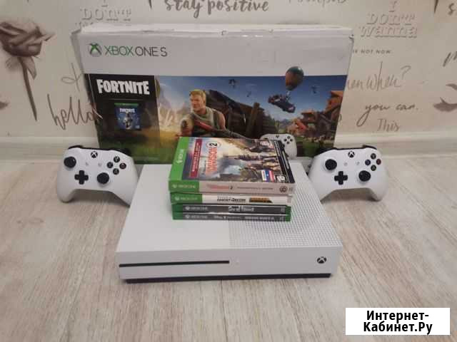 Xbox One S 1TB (7 игр) Тамбов - изображение 1