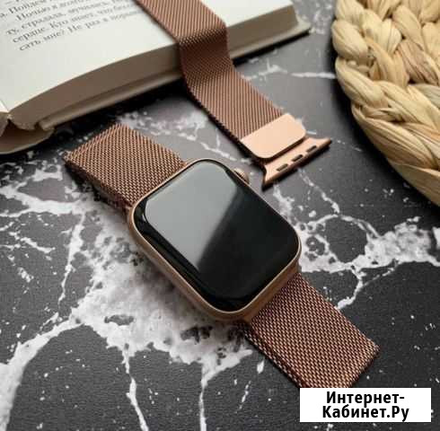 Apple Watch 6 с розовым ремешком Омск - изображение 1