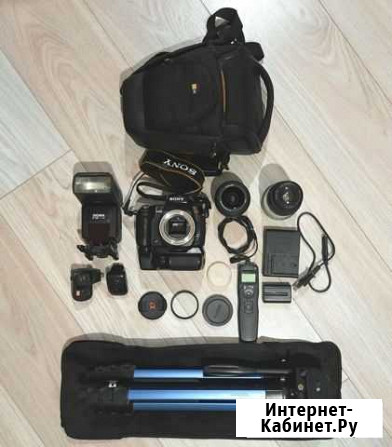 Sony a450 комплект Челябинск - изображение 1