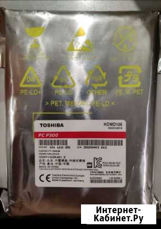 Жесткий диск Toshiba P300 hdwd105 Липецк - изображение 1