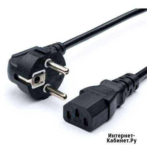 Кабель питания 1.8 м (3*0.75 мкв.м., 2.2кВт, новый) Новосибирск