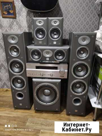 Акустическая система jbl+ ресивер Yamaha Разумное - изображение 1