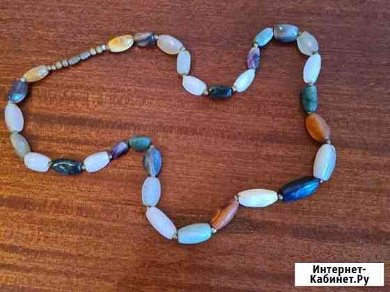 Бусы из агата, сердолика, аметиста Тверь