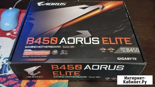 Материнская плата aorus b450 elite Владикавказ - изображение 1