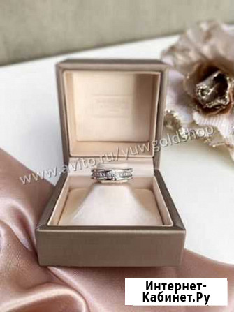 Золотое кольцо Bulgari 585 пр. с брил. 0.6 ct Талинка - изображение 1