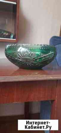Ваза для фруктов хрусталь СССР Ставрополь