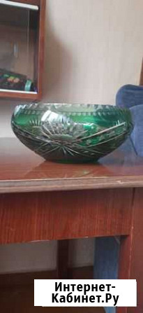 Ваза для фруктов хрусталь СССР Ставрополь - изображение 1