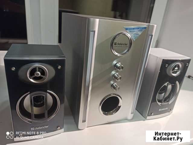 Defender 2.1 активная акустика колонки 60 вт аукс Красноярск - изображение 1